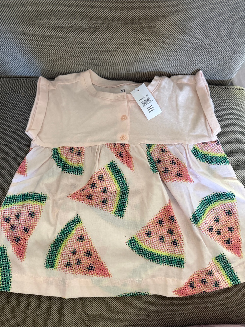 Toddler girls GAP Pink Watermelon Print top